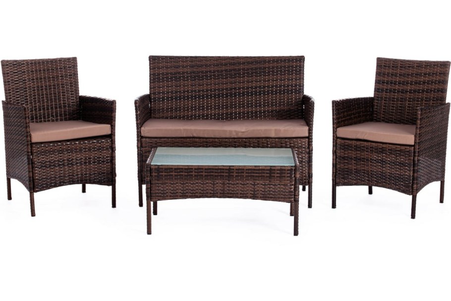 Комплект садовой мебели из ротанга Аврора