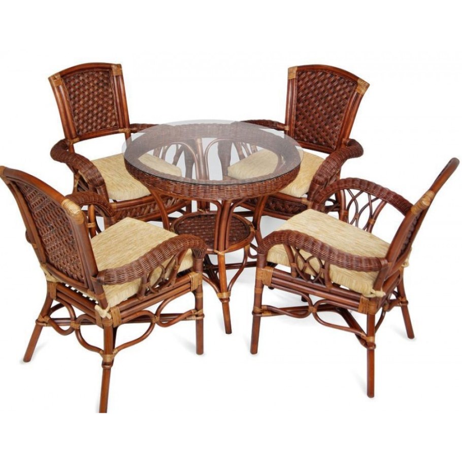 Обеденный комплект Андреа (Andrea) (стол + 4 кресла)