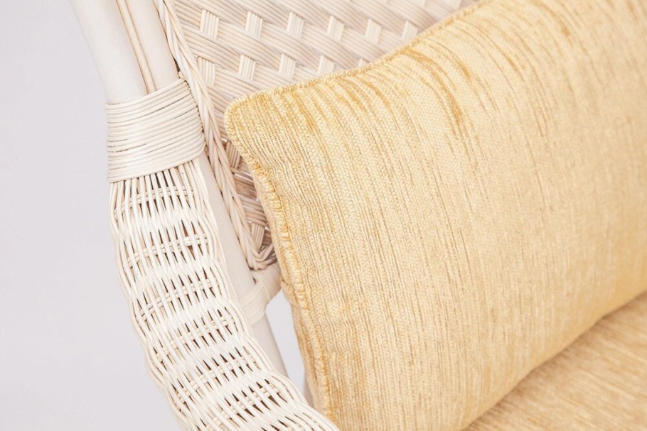 Комплект для отдыха Andrea диван 2 кресла журн столик со стеклом подушки