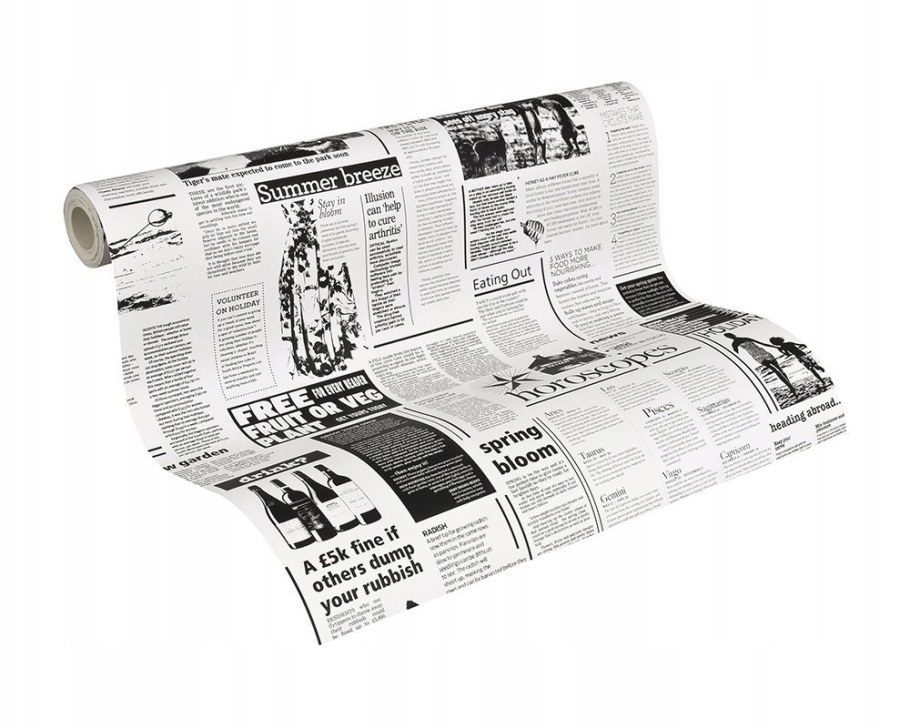 Обои под газету