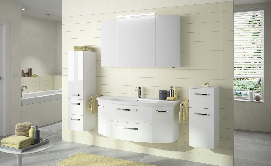 Clivia мебель для ванной белая