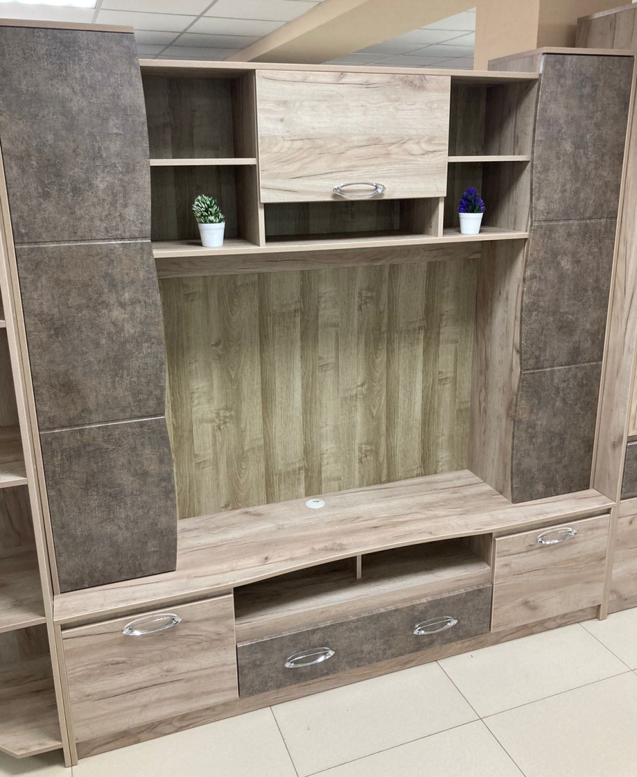 Комод Дакота серый крафт