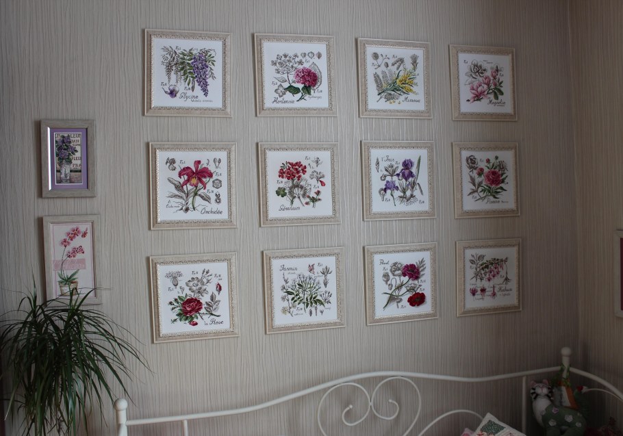 Вышивка в интерьере квартиры