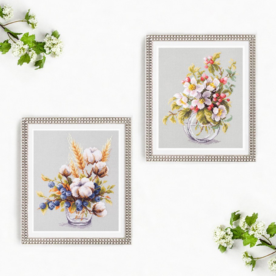 «Чудесная игла» 100-013 хлопок и черника