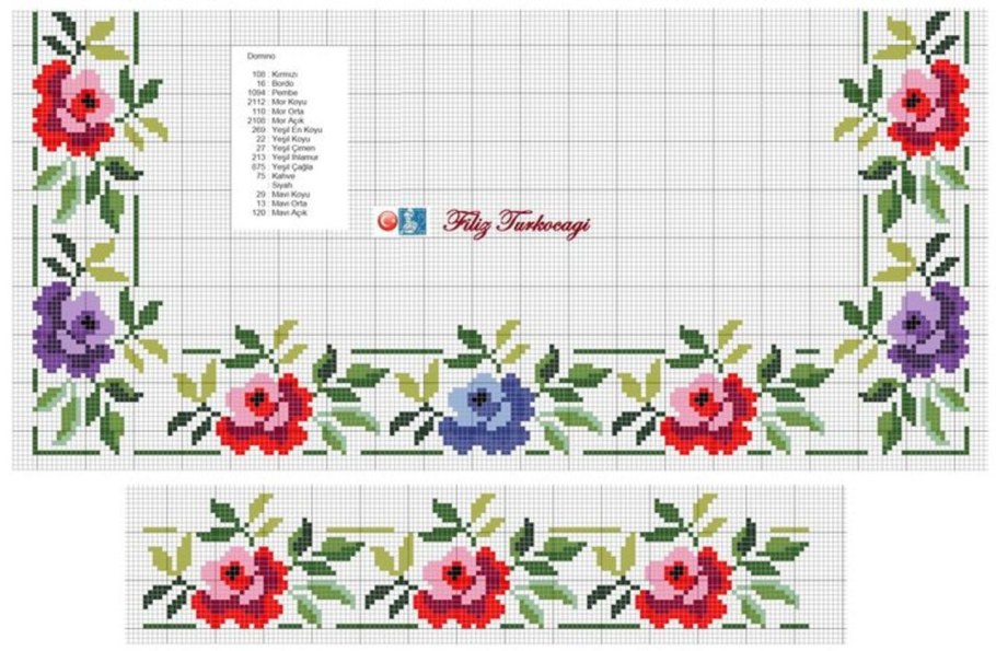 Вышивка крестом шебби Шик схемы