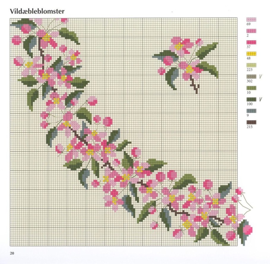 Французская вышивка скатерти