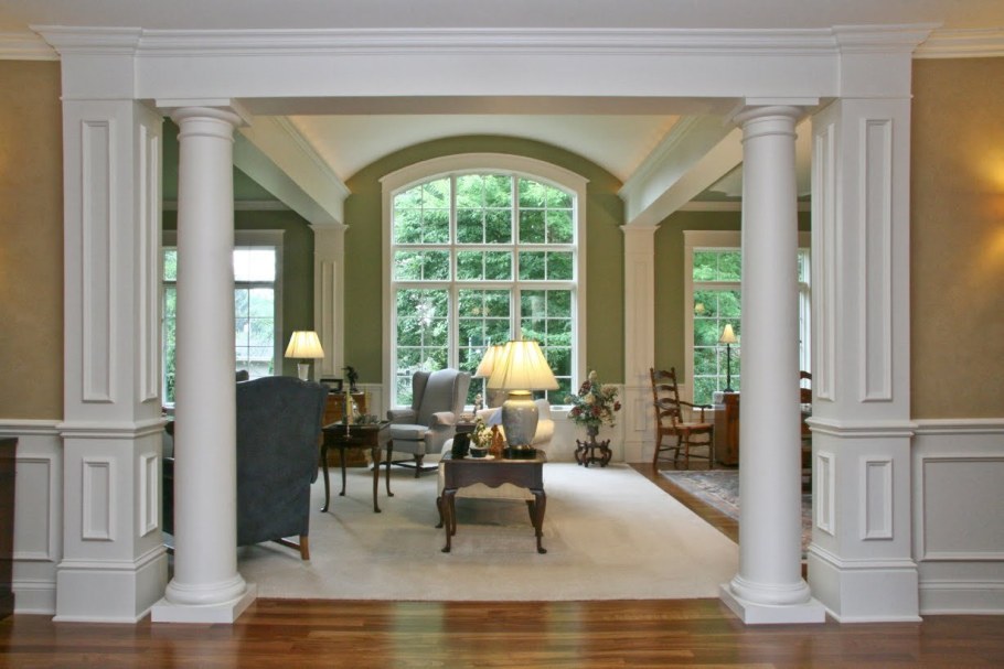 Декоративная отделка колонн