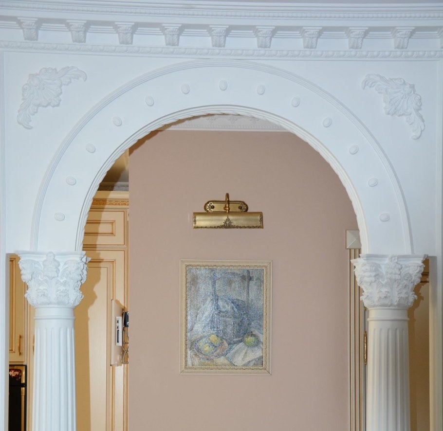 Арка межкомнатная отделка Европласт