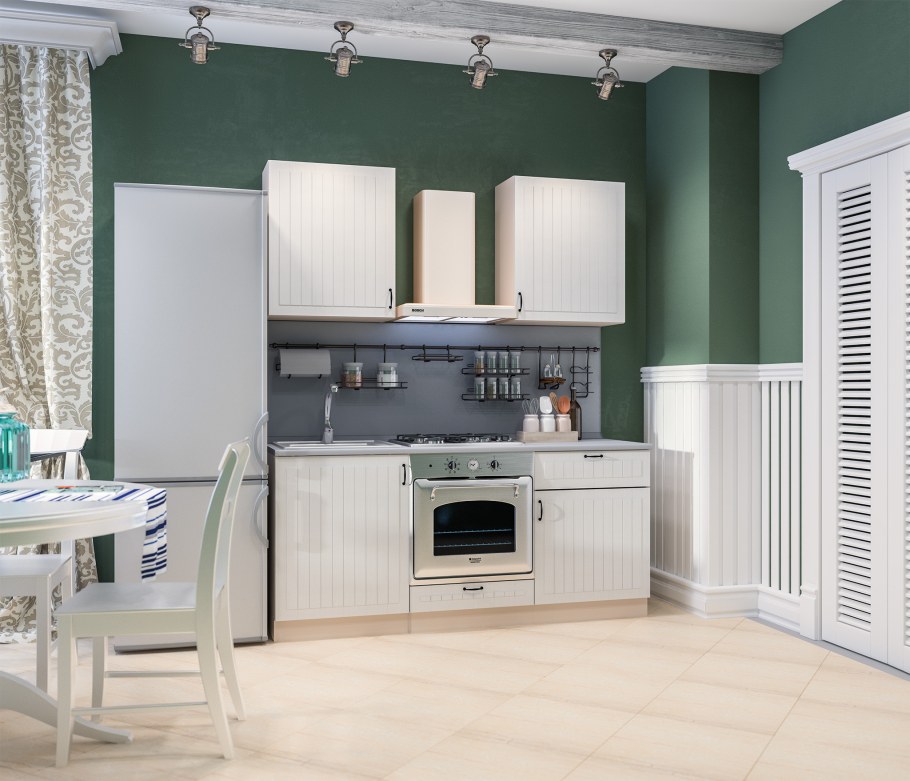 Кухня Регина Сандал белый