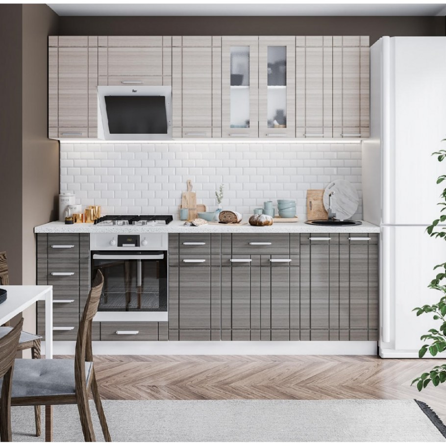 Кухня Бомбей Сандал серый