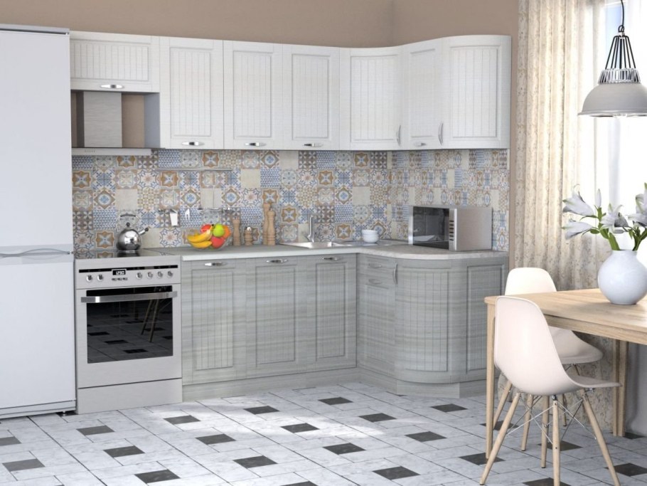 Кухня Юлия Сандал серый