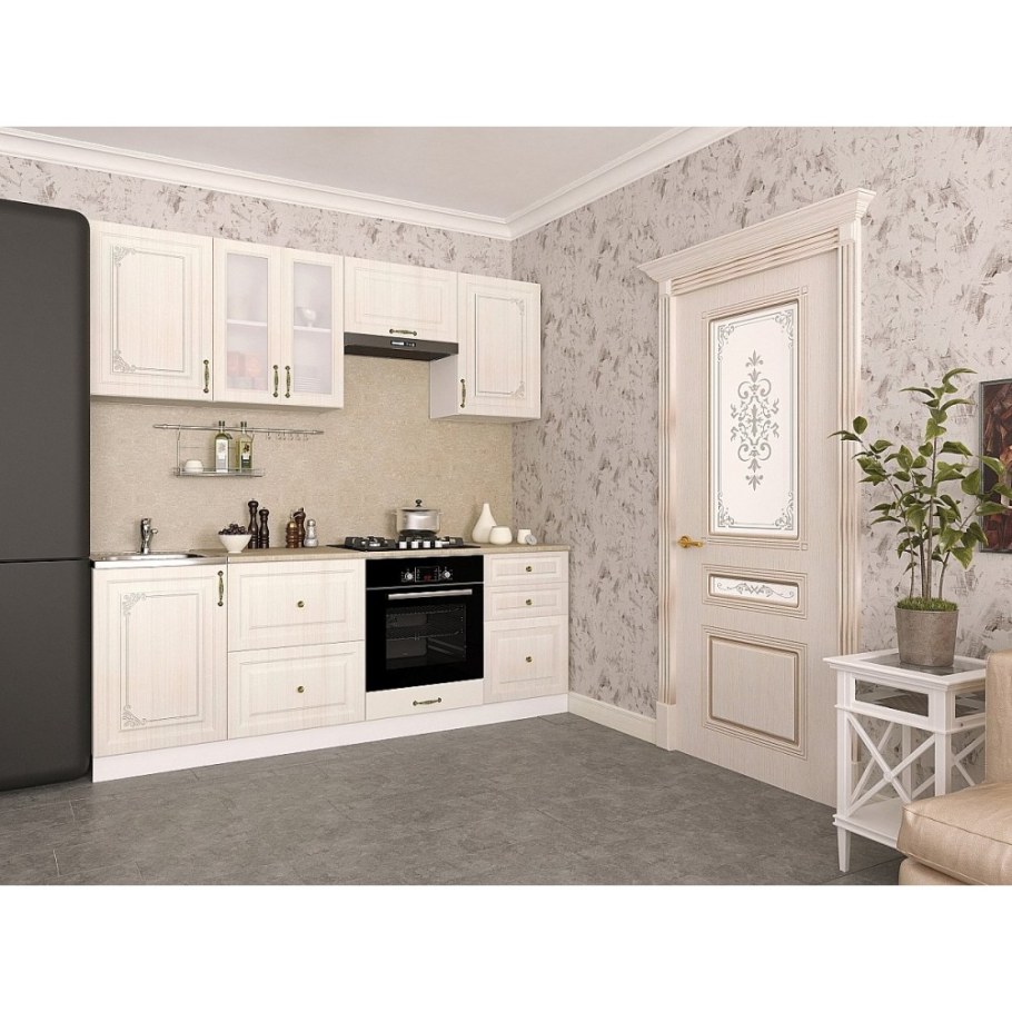 Кухня Виктория угловая белый Сандал