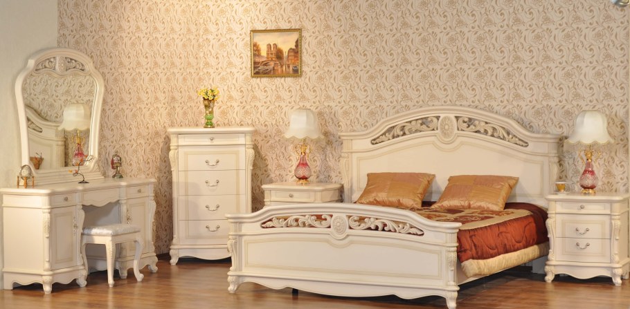 Спальня Афина Китай слоновая кость