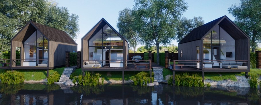 Туристические домики проекты