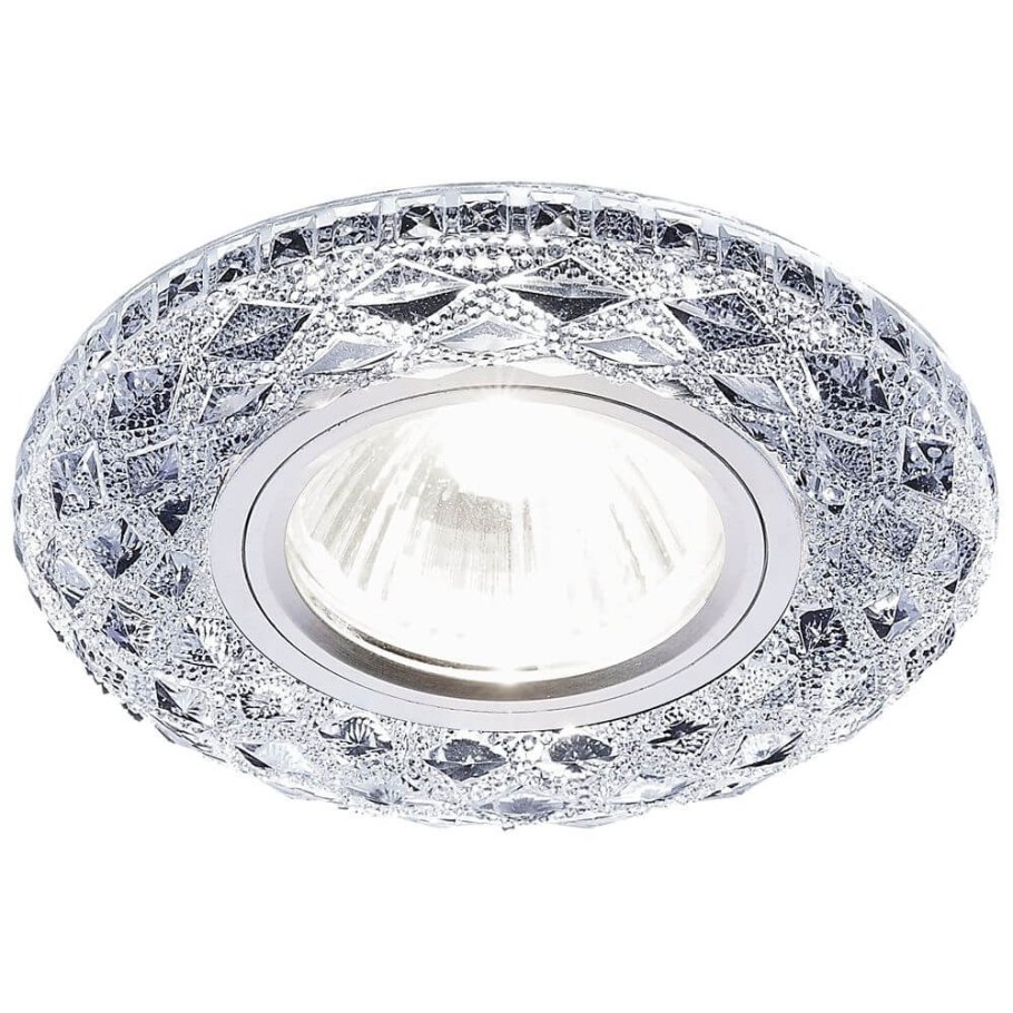 Встраиваемый светильник Ambrella Light g288 BL, хром/сапфир