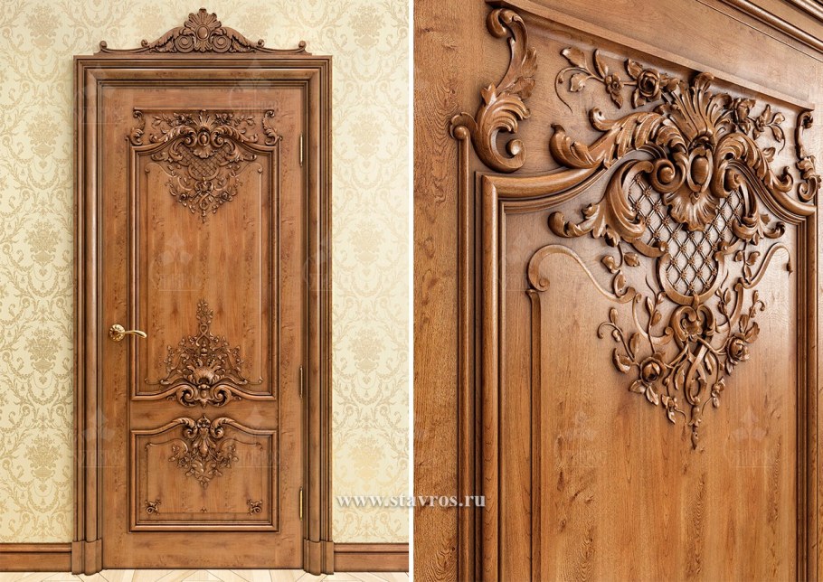 Резные двери Ставрос