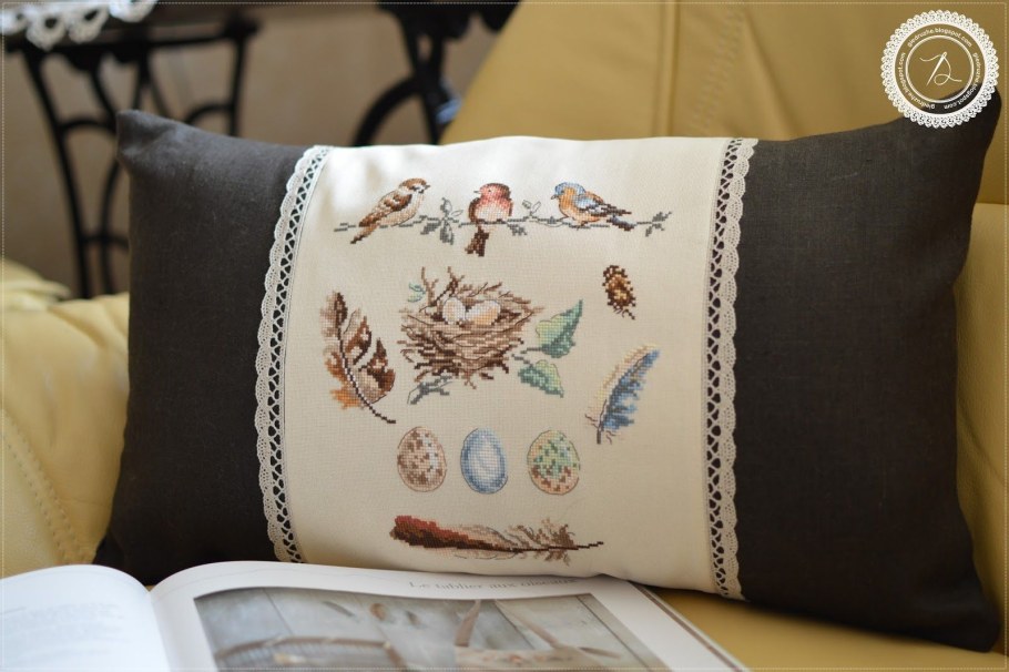 Подушки с вышивкой идеи