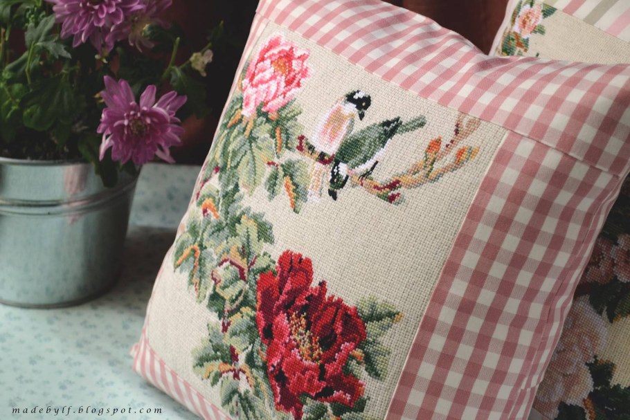 Вышивка крестиком наволочка