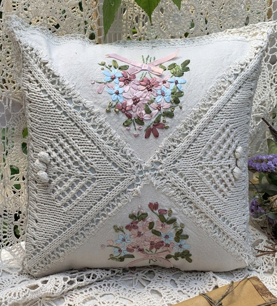 Наволочка декоративная лен