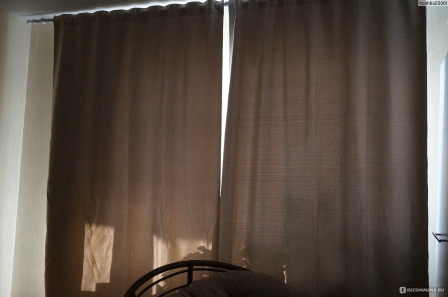 Шторы ikea МАЙГУЛЛ коричневые