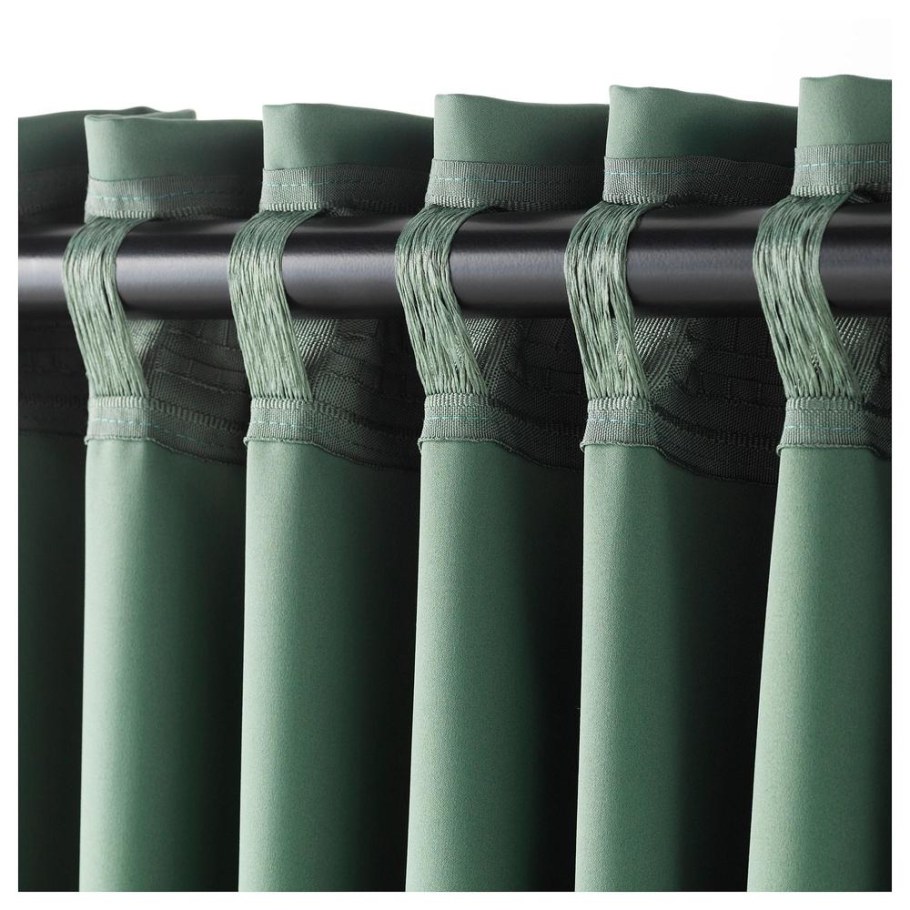 Majgull МАЙГУЛЛ гардины блокирующие свет 2 шт зеленый 145x300