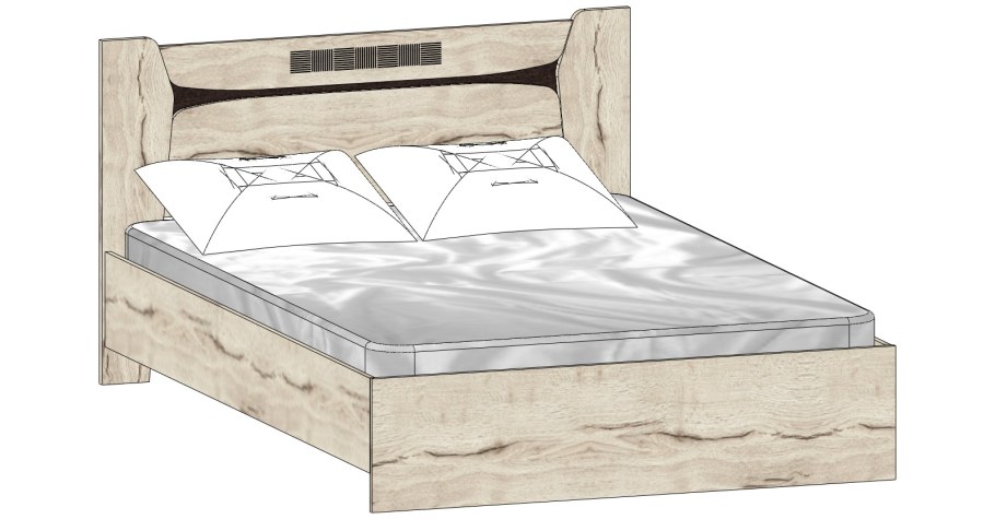 Кровать СБК Мале