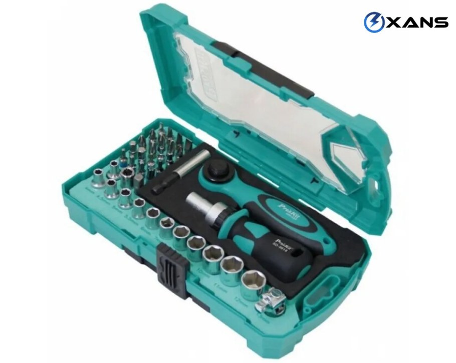 Набор бит и торцевых головок Pro’Skit SD-2317m