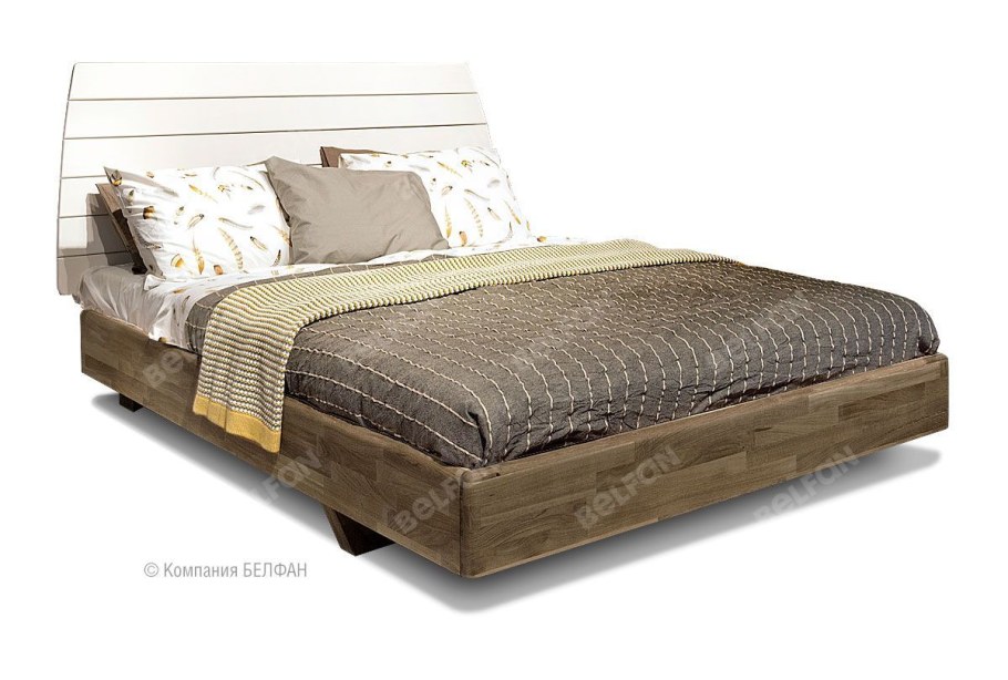 Кровать Wallstreet 200х200 бежевого цвета