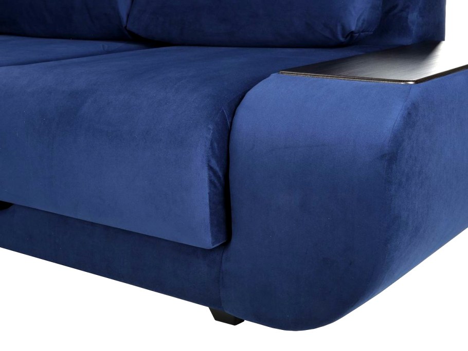 Диван угловой SETTYSET поло правый синий/сапфир 26