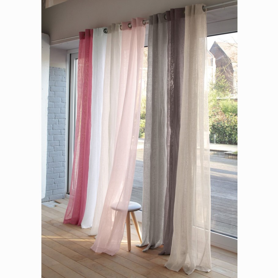 Розовые шторы ЛЕНДА