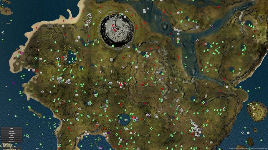 Форест карта острова