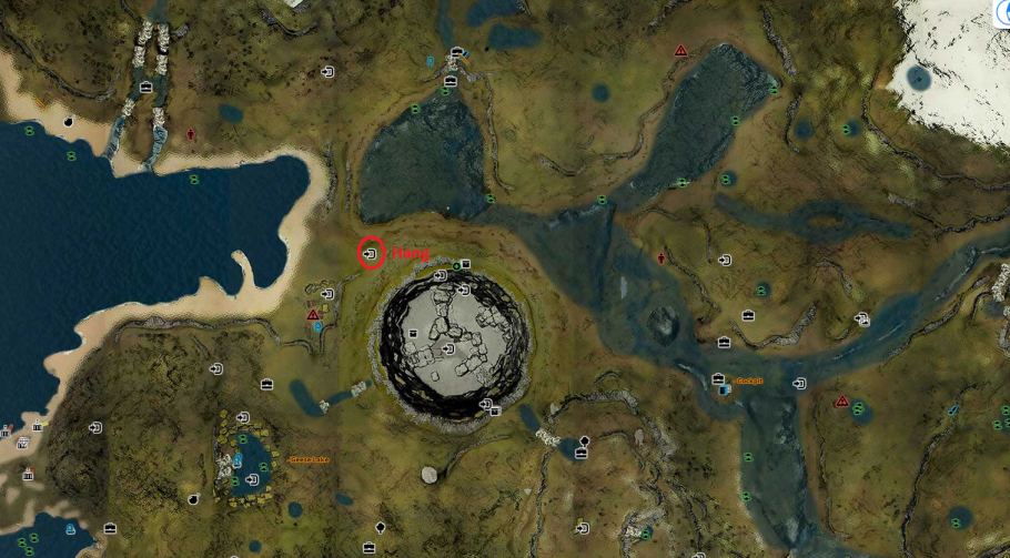 Карта пещер Форест