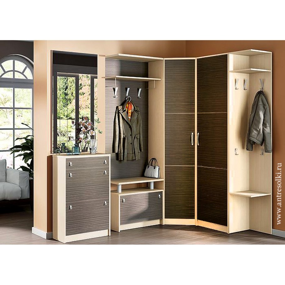 Прихожие угловые Пинскдрев