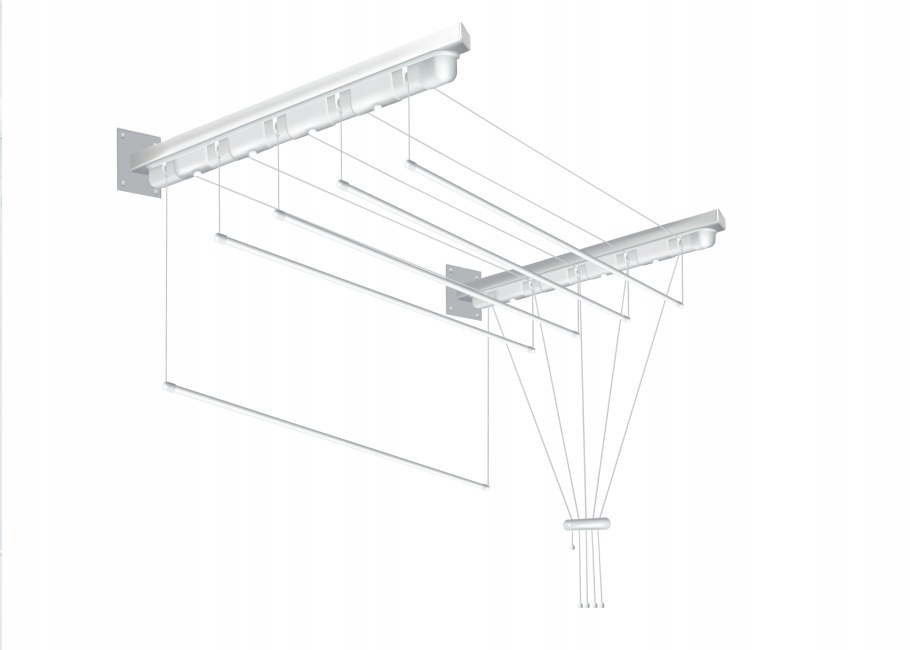 Сушилка для белья LDN потолочная Лиана Люкс 1,5 м