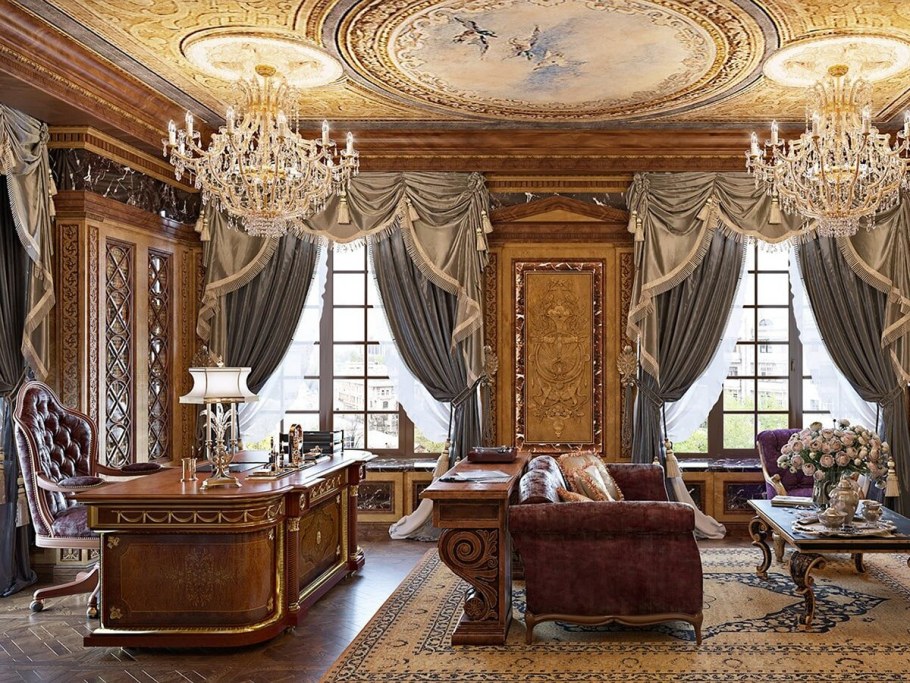 Кабинет в стиле Ампир