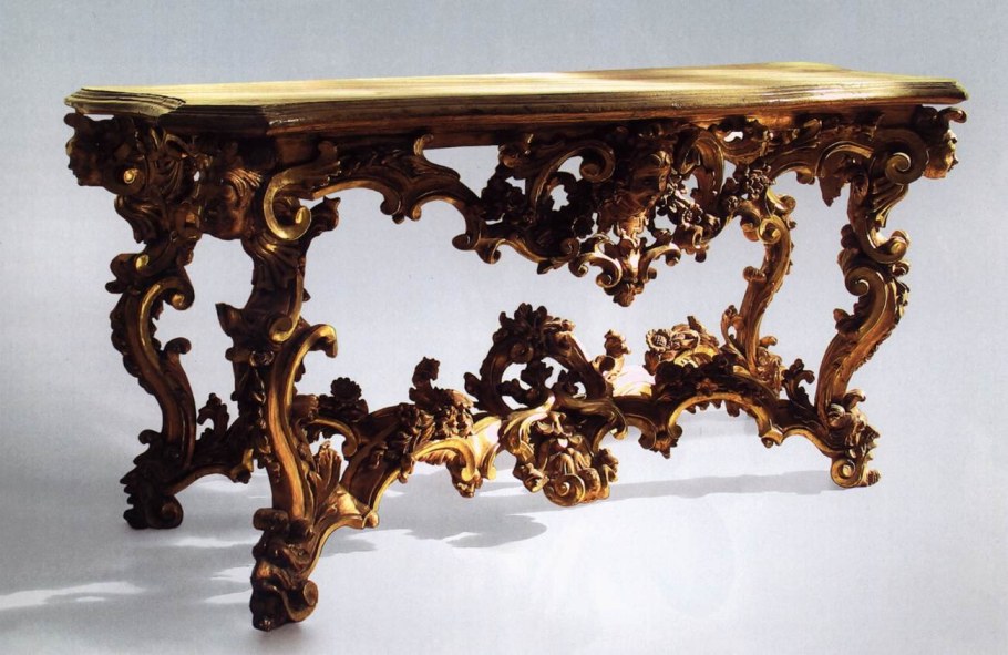 Мебель эпохи Барокко в Италии 17 век