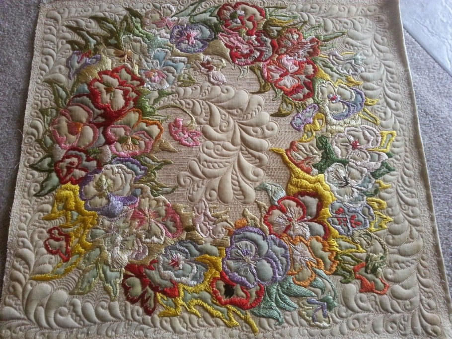 Квилт Машинная вышивка