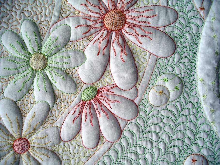 Лоскутное шитье трапунто