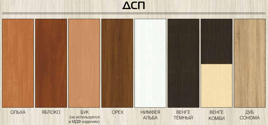 Нимфея Альба цвет ДСП