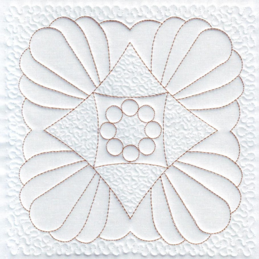 Стежка трапунто бабочки