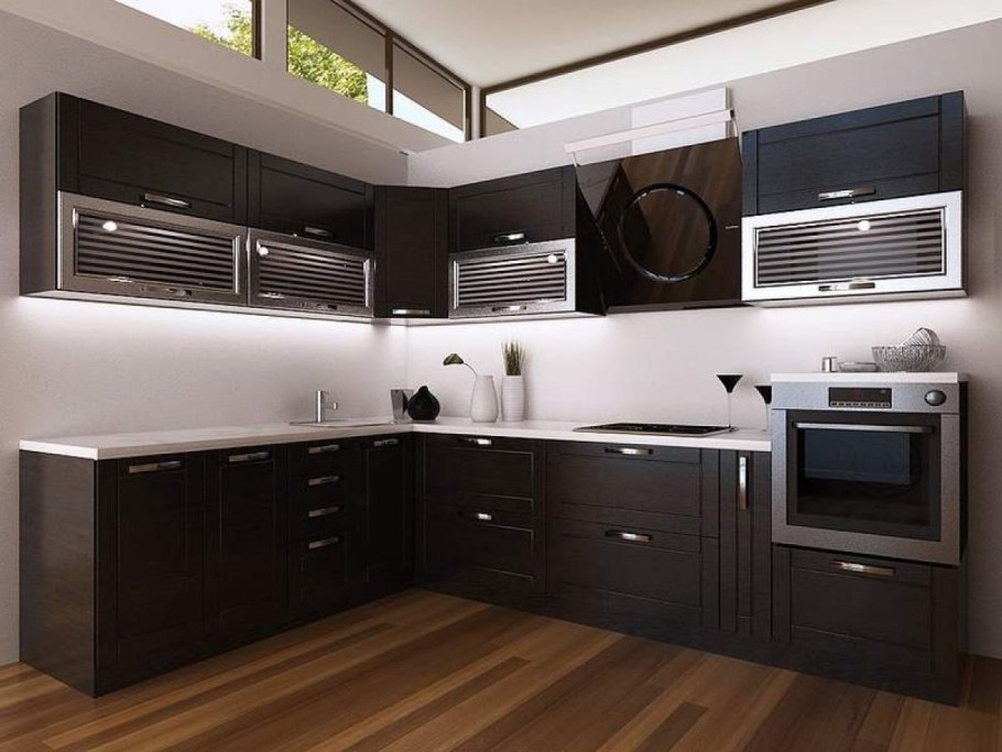 Кухни цвета венге