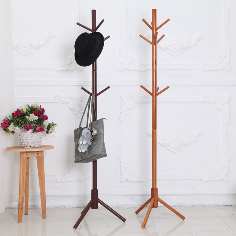 Вешалка напольная деревянная