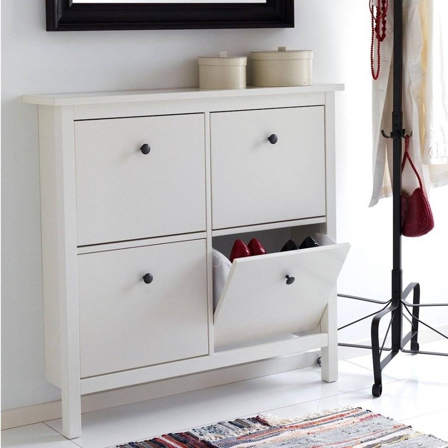 Галошница икеа ХЕМНЭС белая