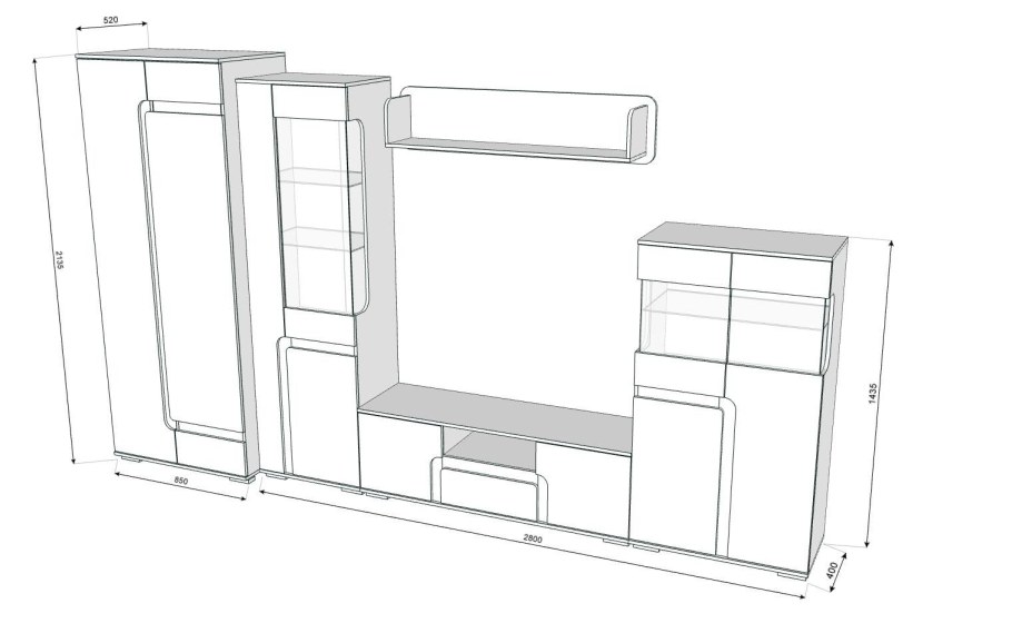 Гостиная Марсель Горизонт