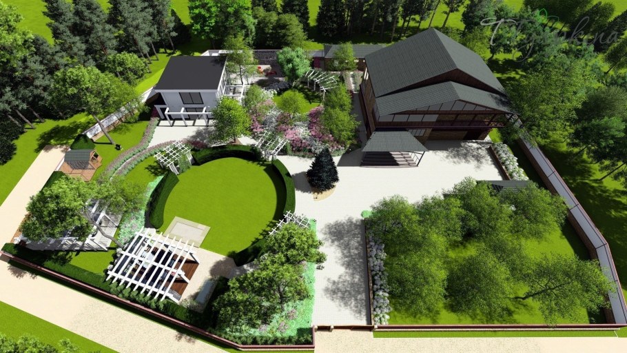 Планировка ландшафта