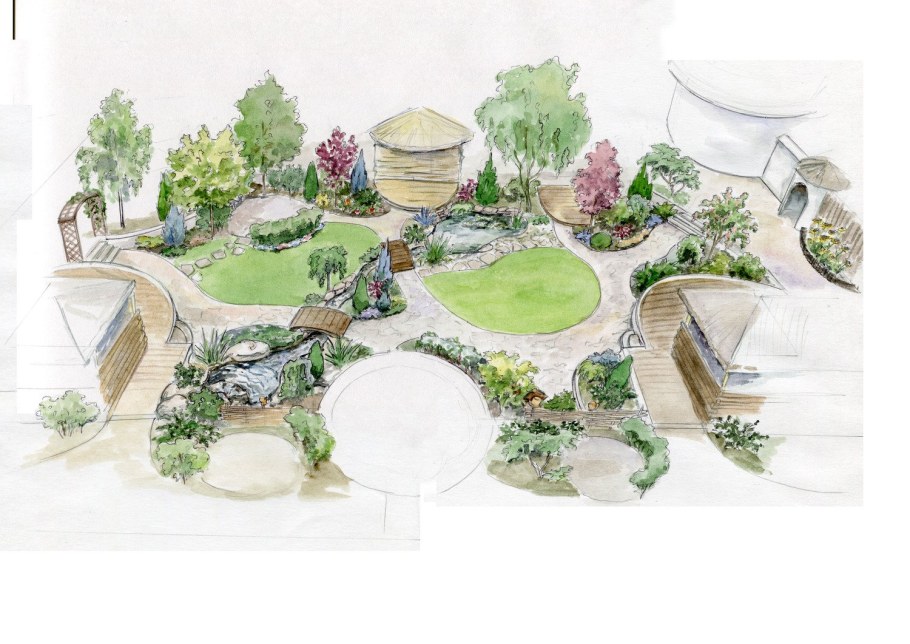 Обложка для ландшафтного проекта