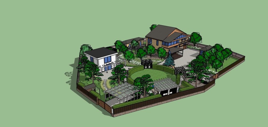 План участка Автокад