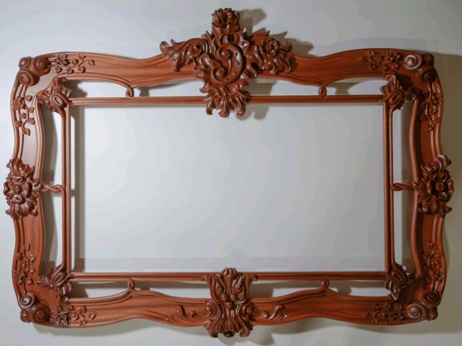 Зеркало красная рама купить в СПБ