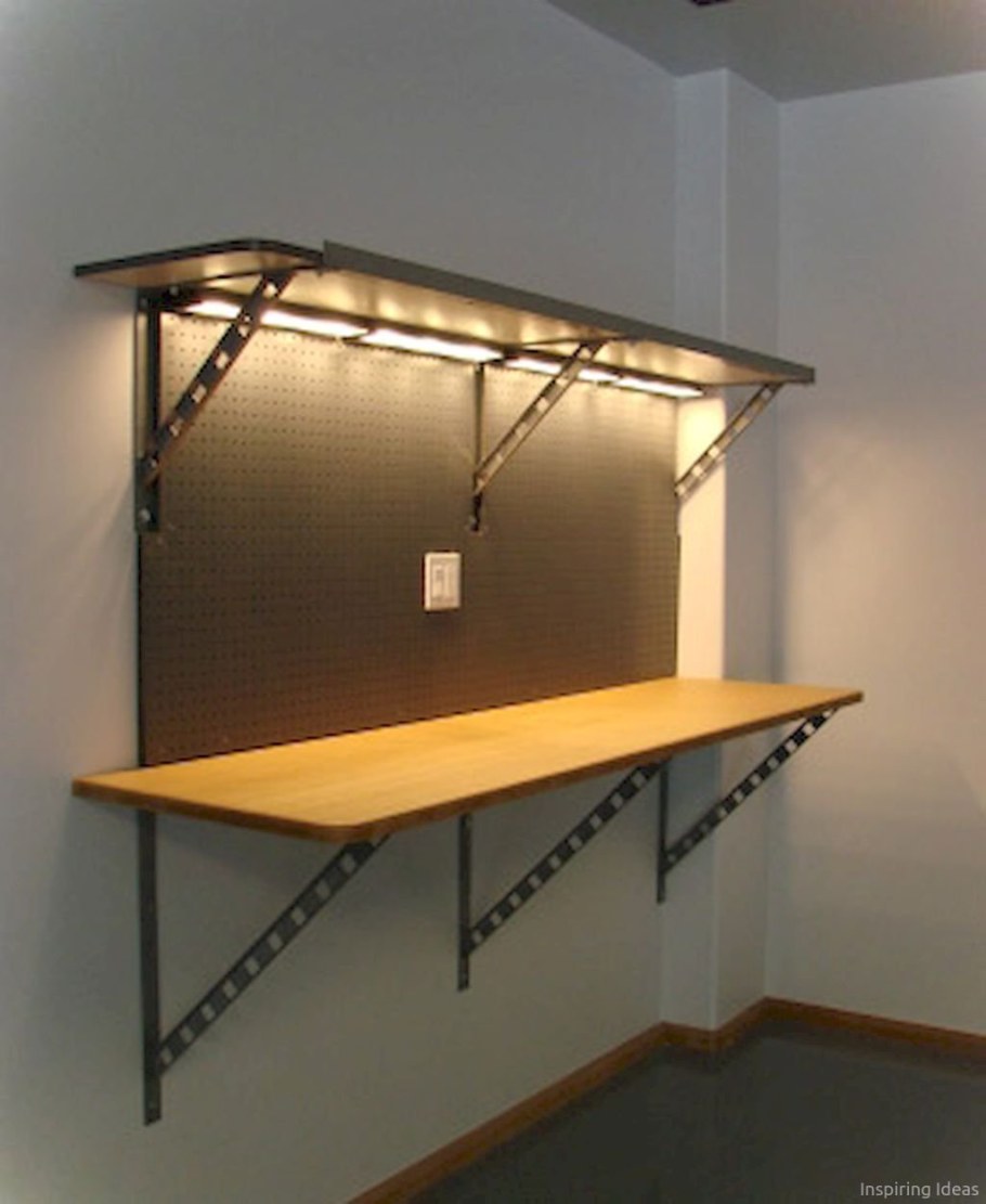 Подвесной верстак для гаража