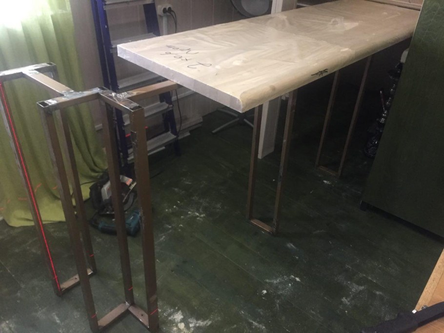 Каркас под столешницу на кухне